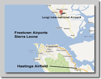Freetown - Lungi & Hastings Airports